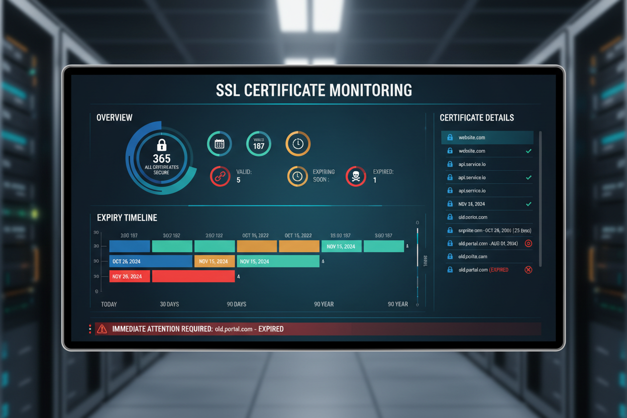 Trustico® Monitoring : Automatic SSL Certificate Expiration Protection ...