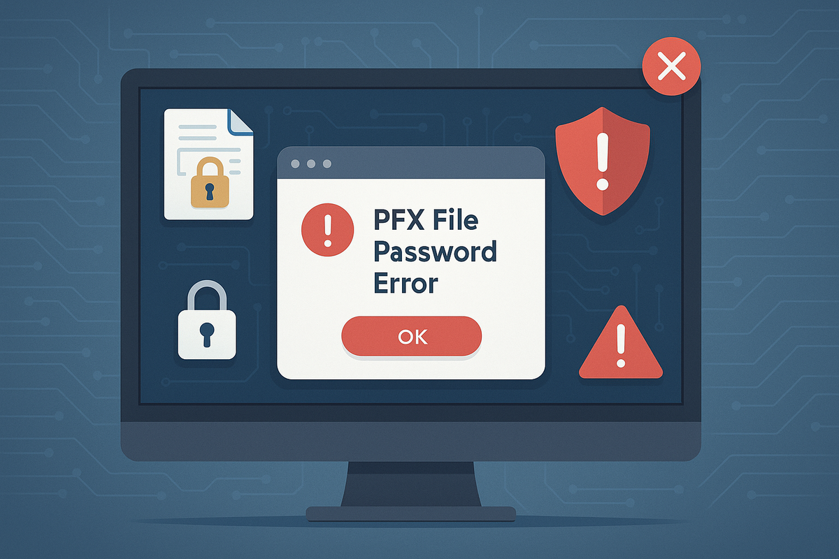 PFX Password Incorrect in Windows – Trustico® Online Security